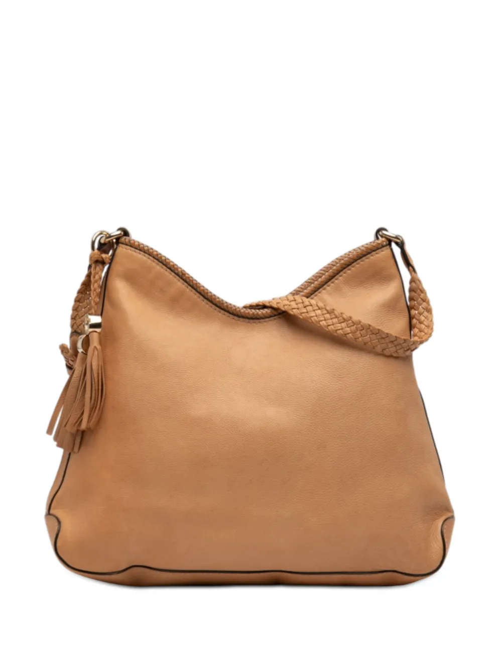 Gucci Pre-Owned 2016-2025 Leather Marrakech shoulder bag - Marrone