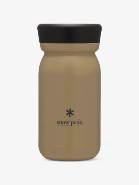 Snow Peak logo-print milk bottle