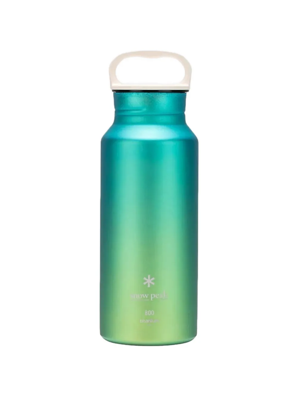 Snow Peak Aurora logo-print bottle - Blu