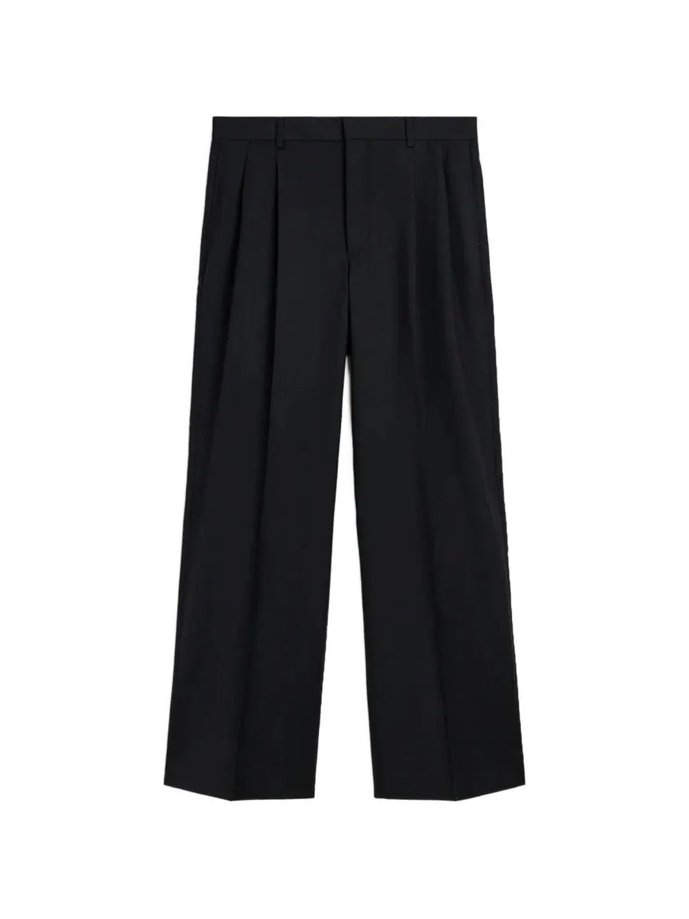 Sunflower Pleated Trousers In Black