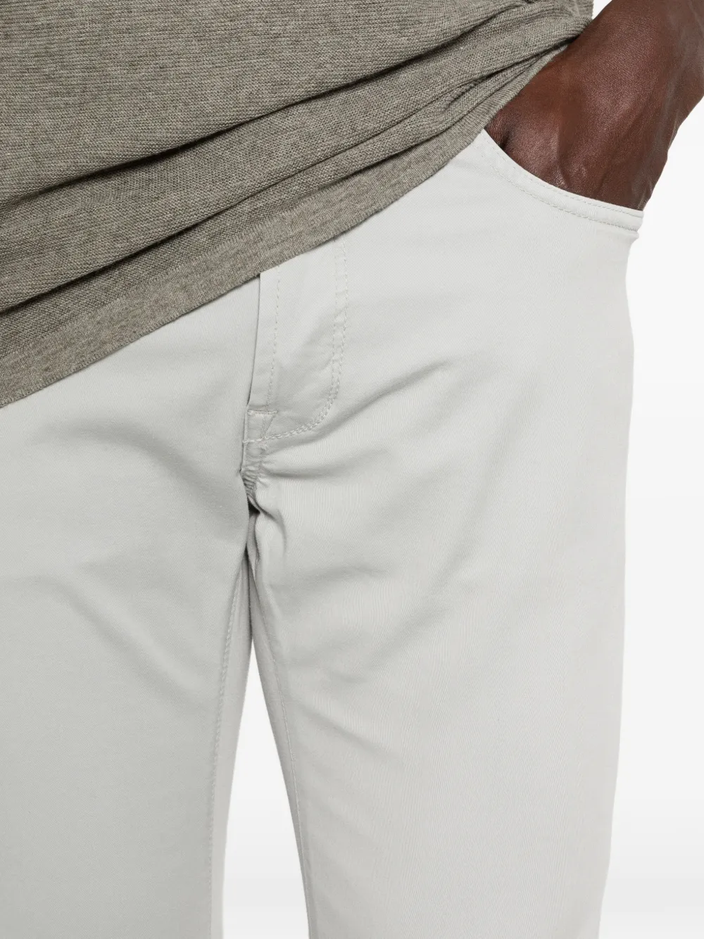 Incotex Slim-fit broek Grijs