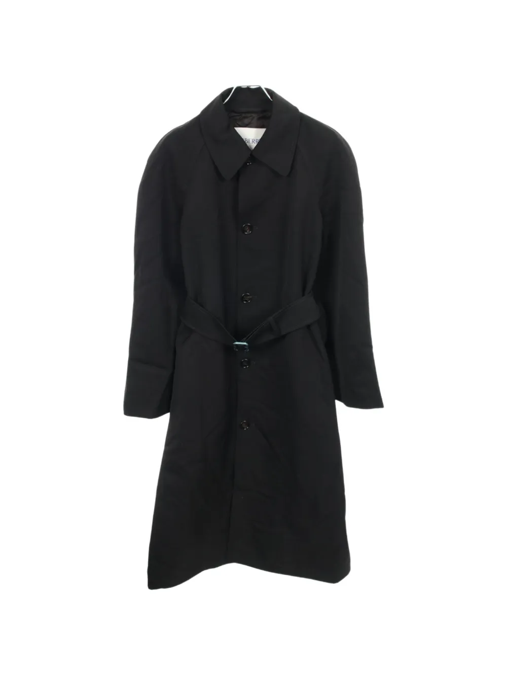 Burberry Pre-Owned 2020 Mantel mit Gürtel - Schwarz