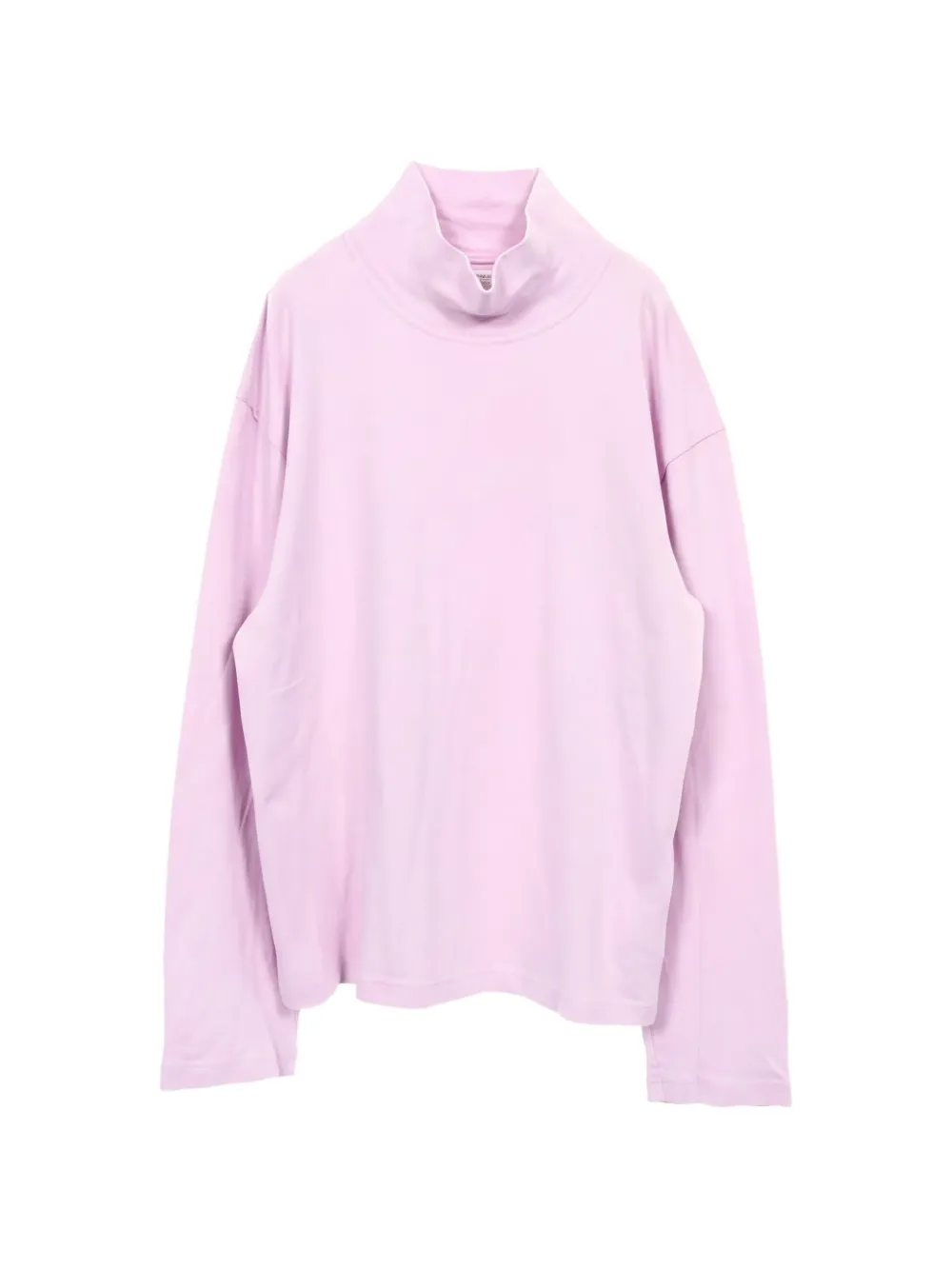 Bottega Veneta Pre-Owned 2010s turtleneck logo-embroidered T-shirt - Rosa