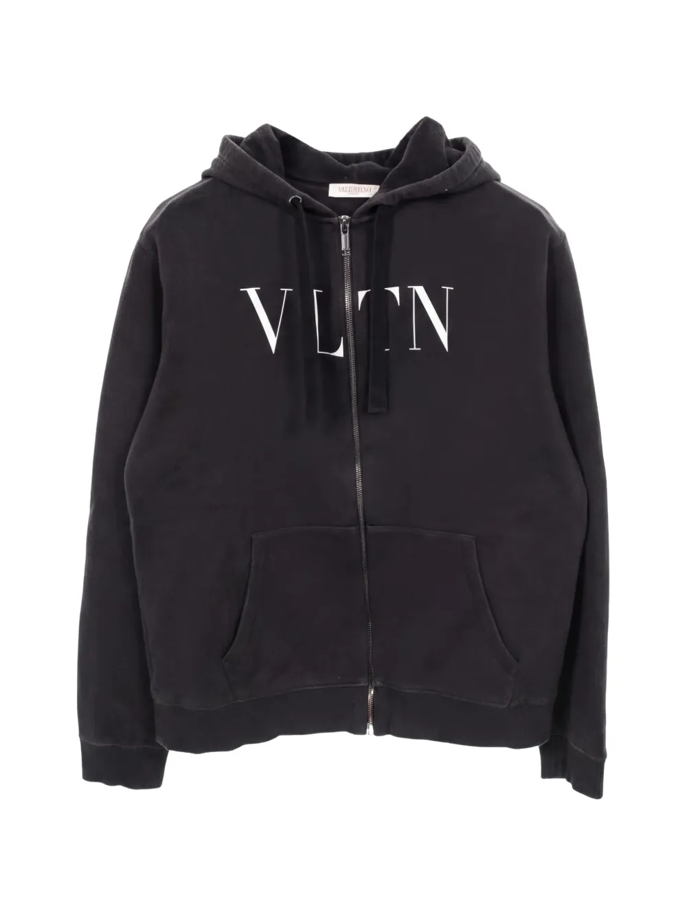 Valentino Garavani Pre-Owned 2000s logo zip hoodie - Black