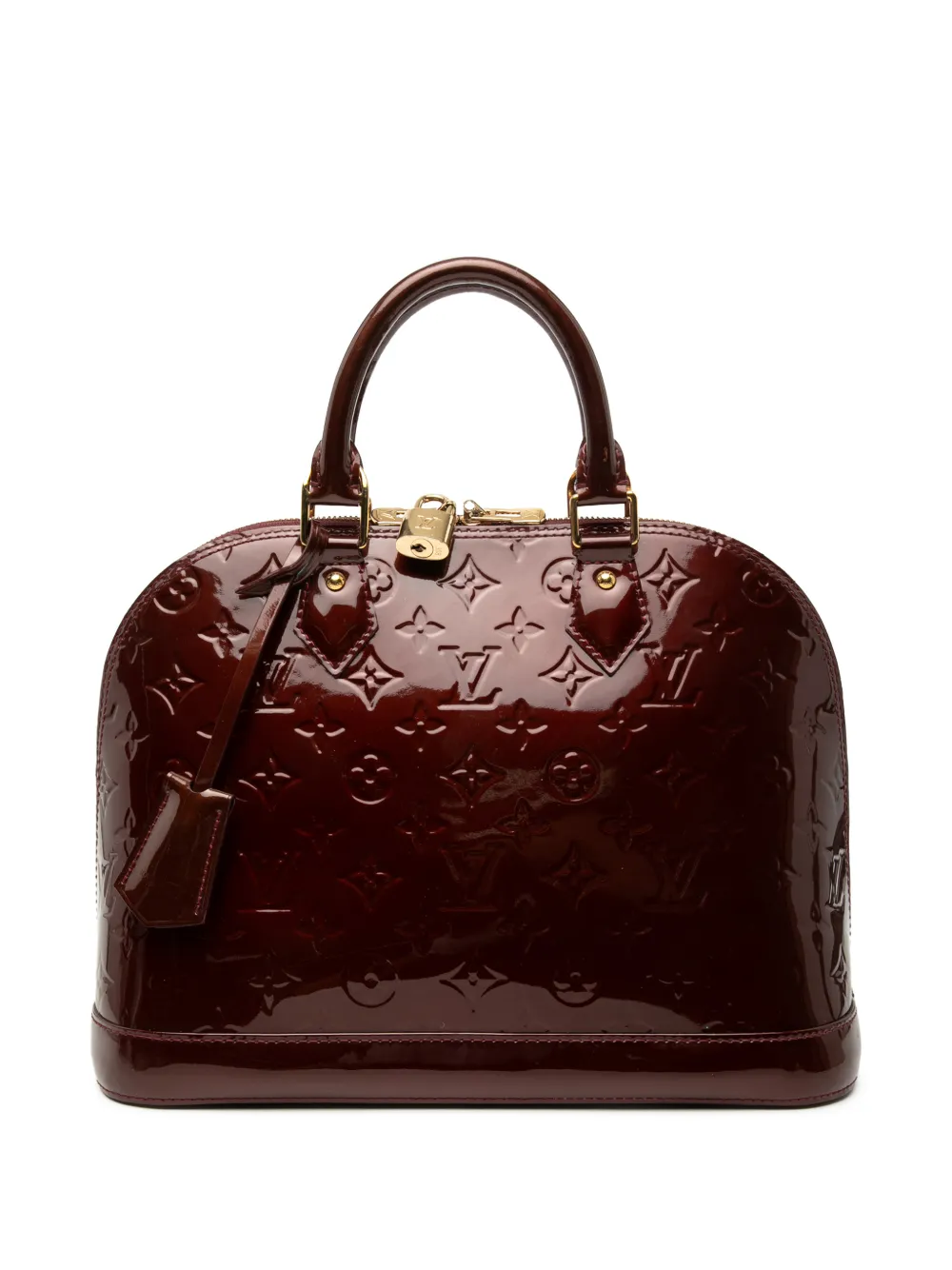 Louis Vuitton Pre-Owned 2013 Monogram Vernis Alma PM handbag - Rosso