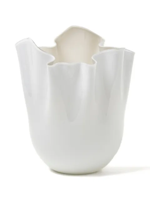 Venini Fazzoletto ruffled vase