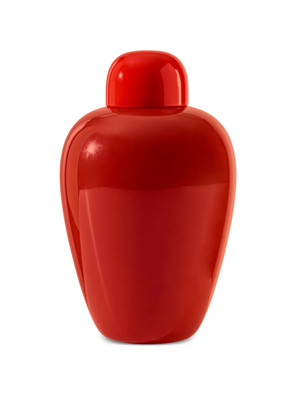Venini Opachi glossy vase - Rot