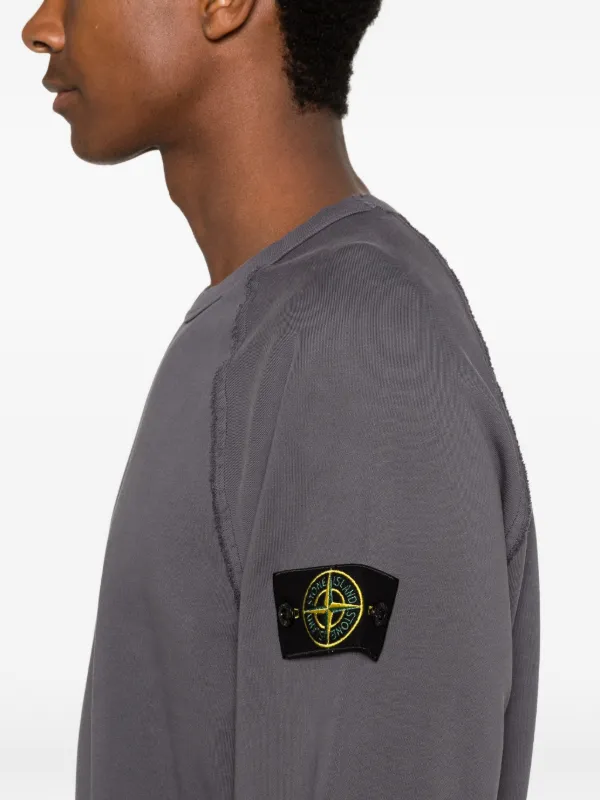 Stone Island コンパスバッジ スウェットシャツ | グレー | FARFETCH JP