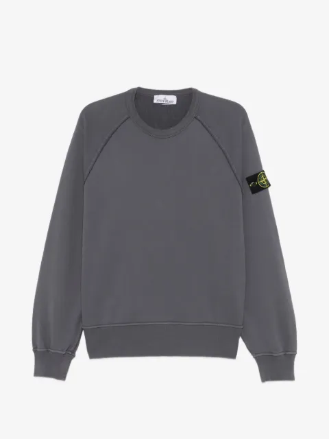 Stone Island Sweatshirt mit Kompass-Patch