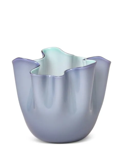 Venini Fazzoletto ruffled vase