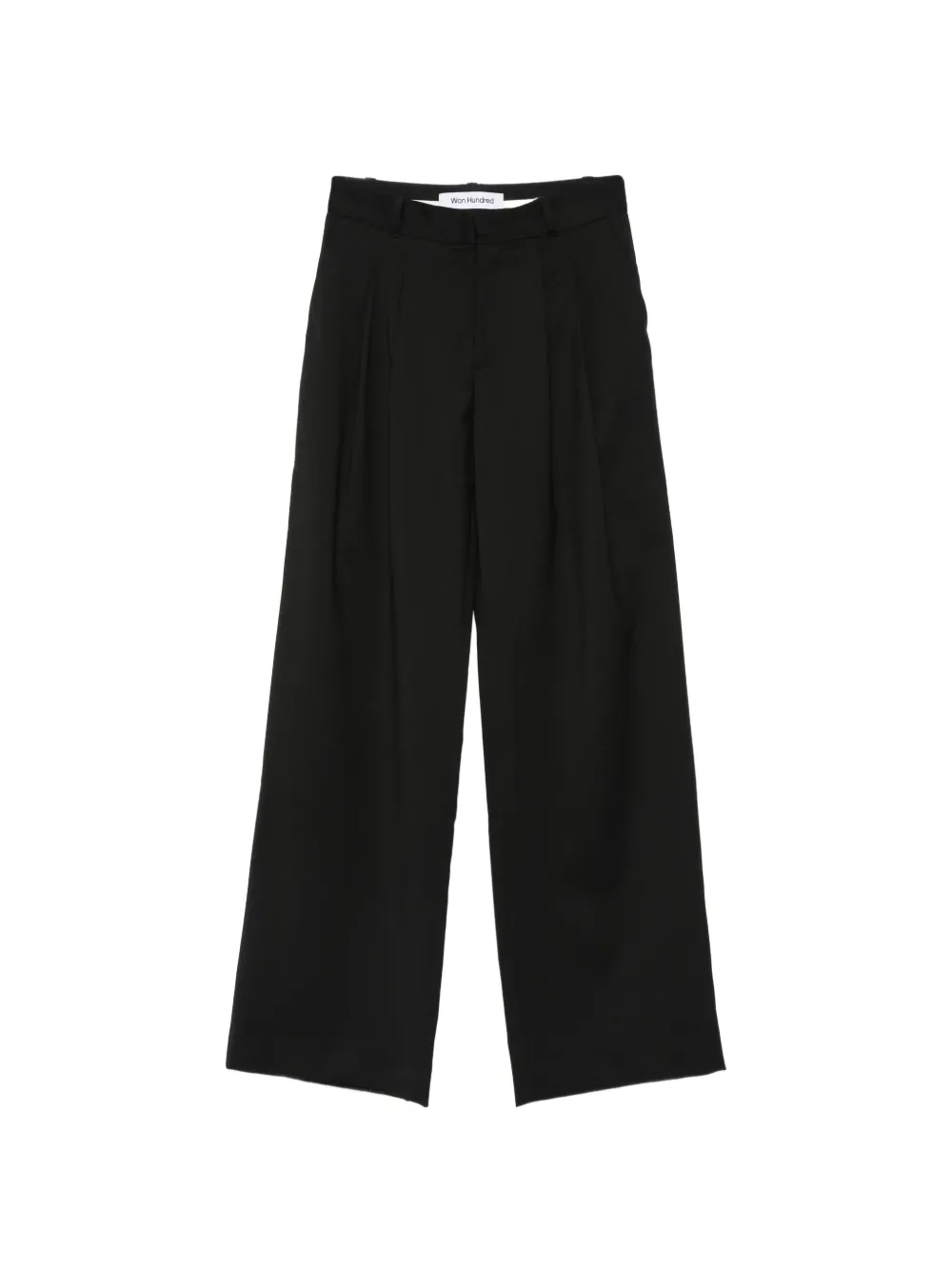 Won Hundred Camille pleated trousers - Nero