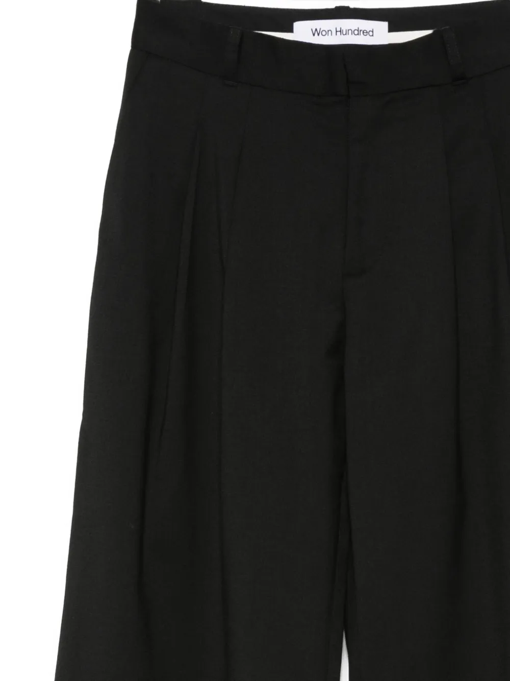 Won Hundred Camille geplooide broek Zwart