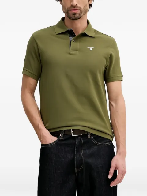 Barbour tartan piqué polo shirt
