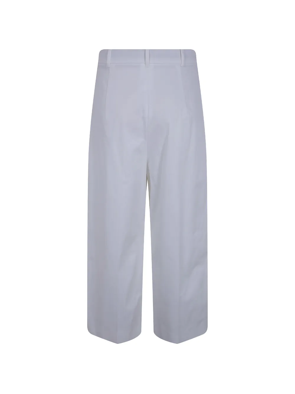 Max Mara Plooibroek met wijde pijpen Wit