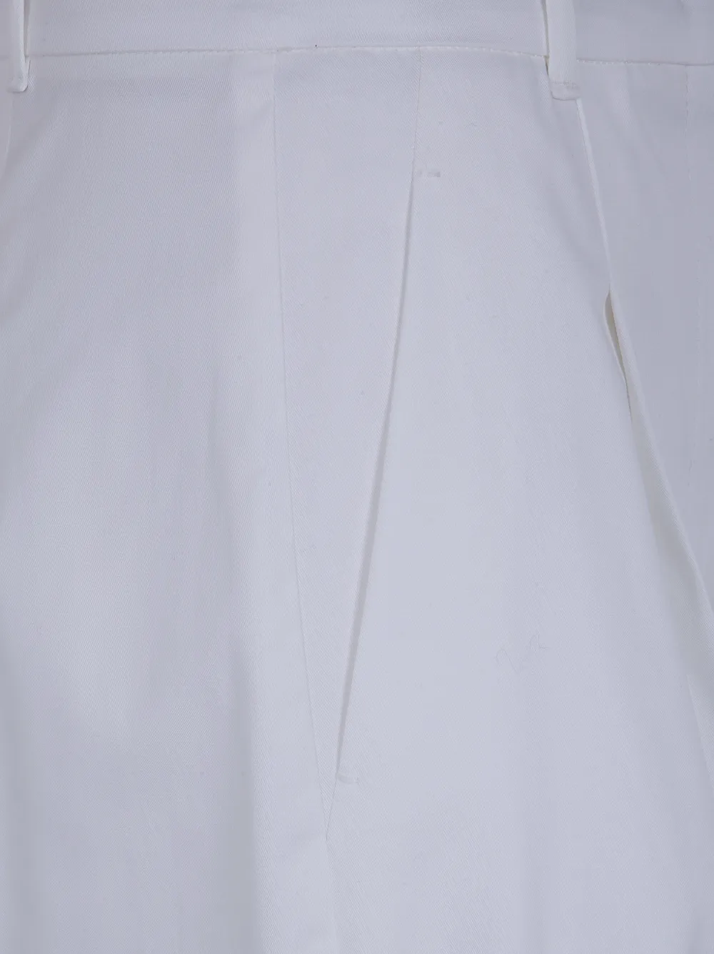 Max Mara Plooibroek met wijde pijpen Wit