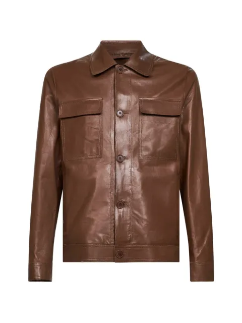 Salvatore Santoro Plongé leather jacket