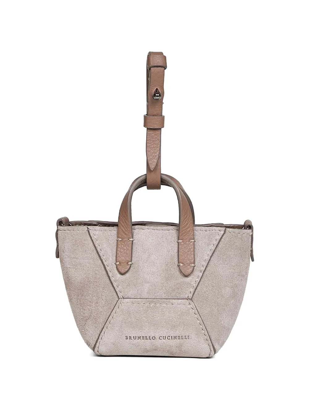 Brunello Cucinelli mini BC Duo tote bag - Grigio