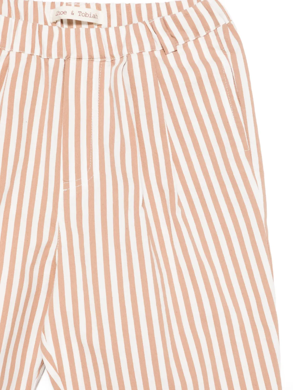 Zhoe & Tobiah Gestreepte broek Beige