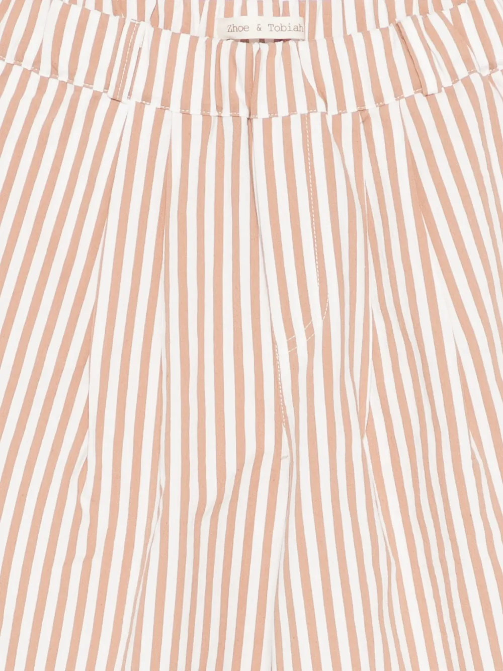  Zhoe & Tobiah Striped Trousers - Brown 