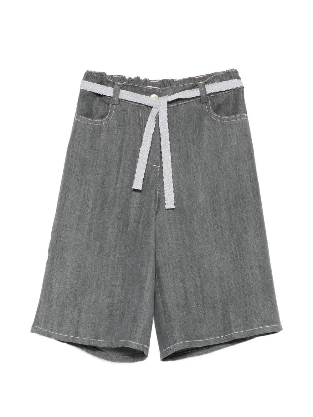 Zhoe & Tobiah belted trousers - Grigio