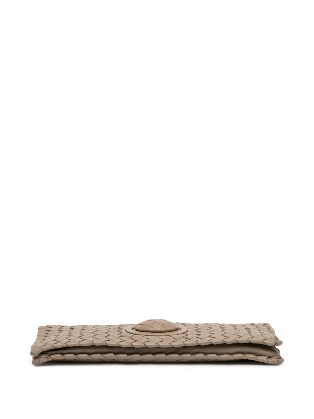 2012-2025 Nappa Intrecciato Turn Lock Clutch Bag