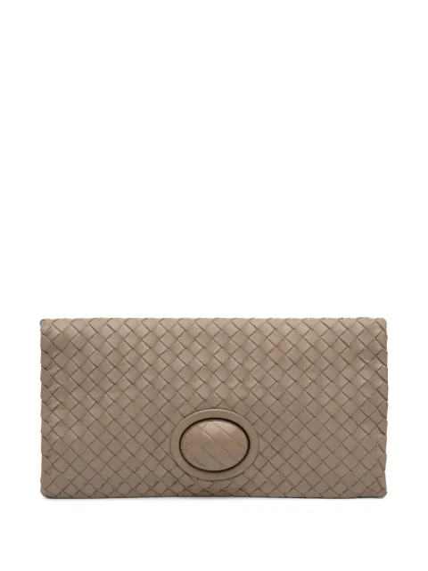 Bottega Veneta Pre-Owned bolsa de mano Turn Lock de piel de napa en Intrecciato 2012-2025