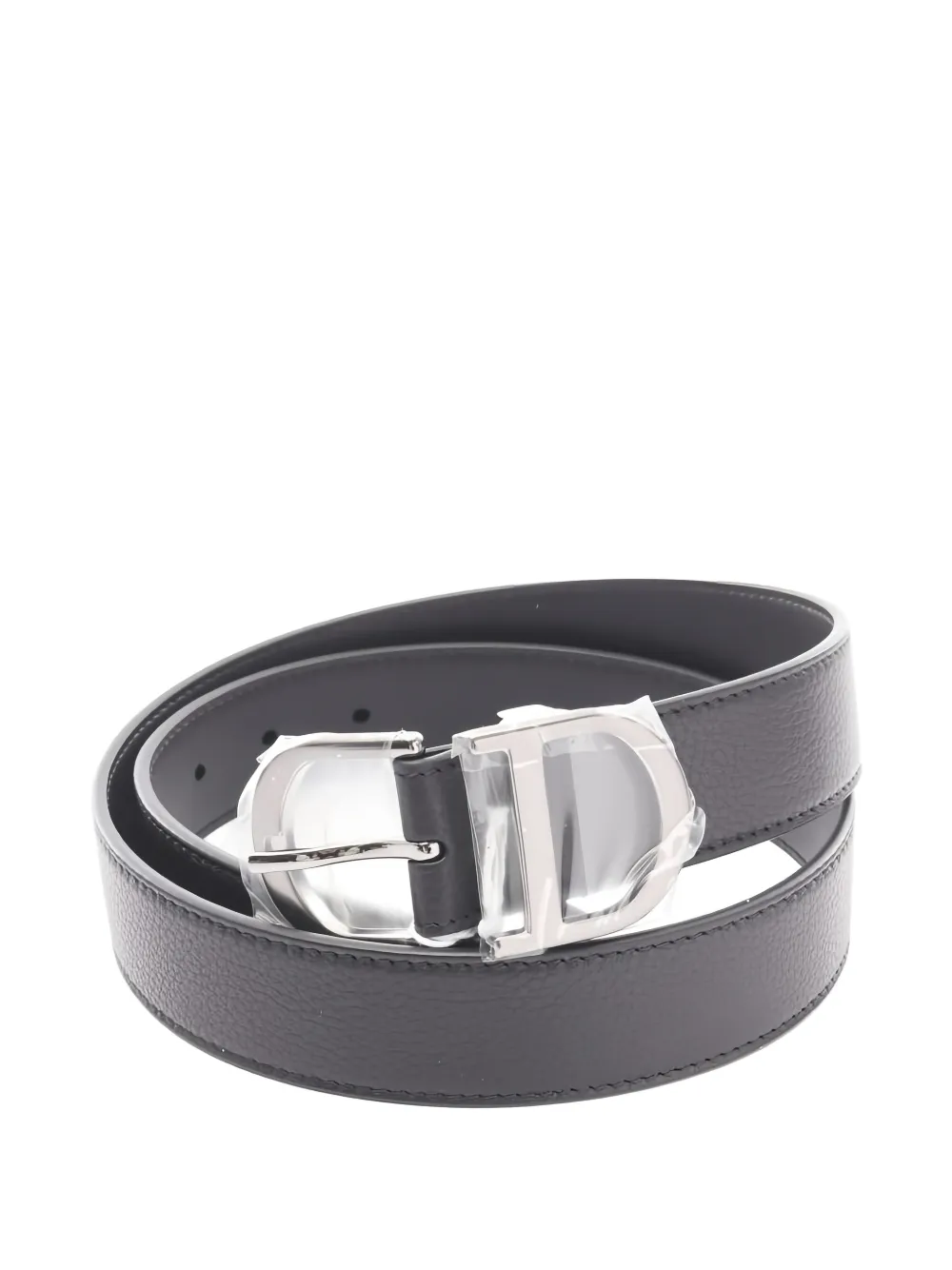 Christian Dior Pre-Owned 2020s logo leather belt - Nero