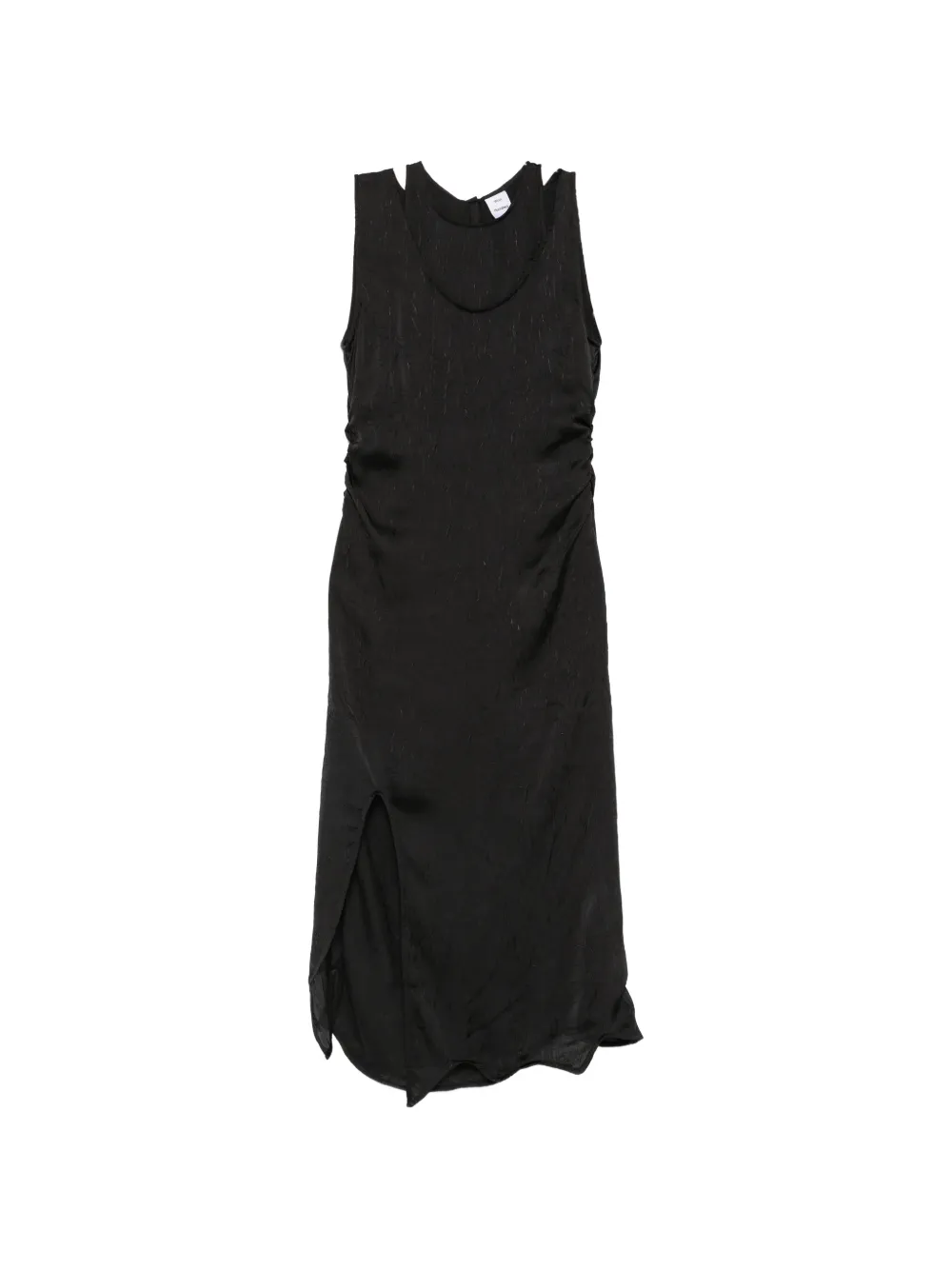 Won Hundred Bila ruched midi dress - Nero