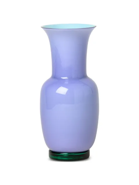 Venini Opalino flared-neck vase