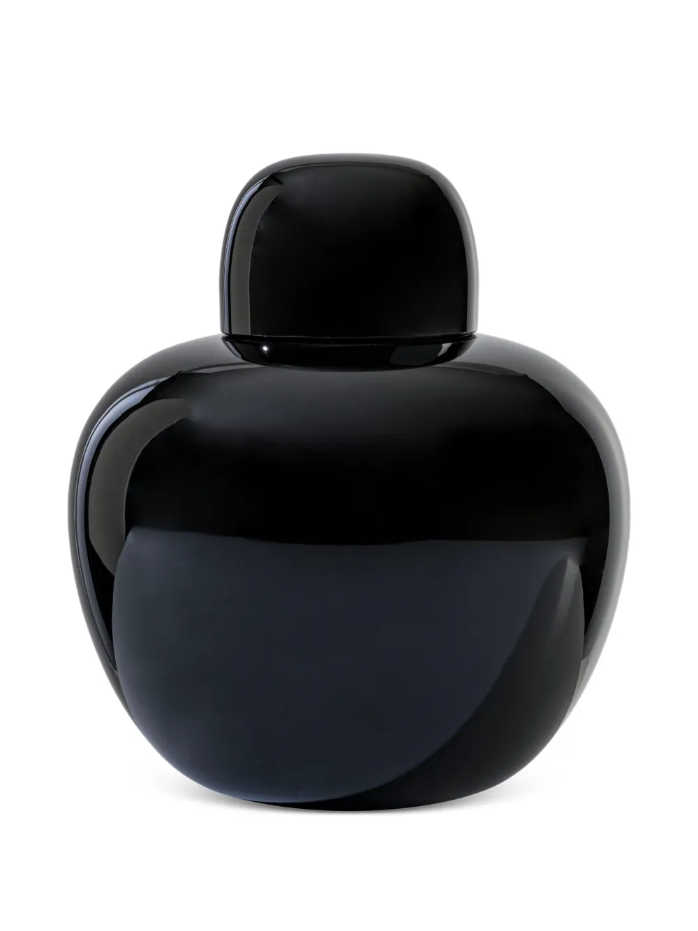 Venini Opachi glossy-finish vase - Schwarz