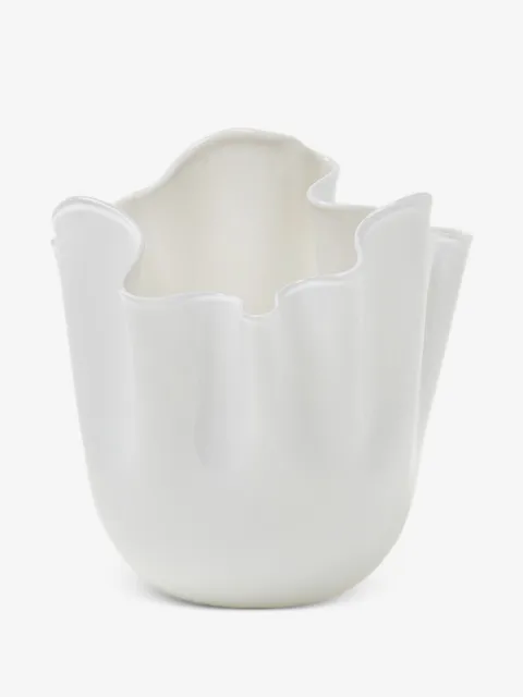 Venini Fazzoletto ruffled vase