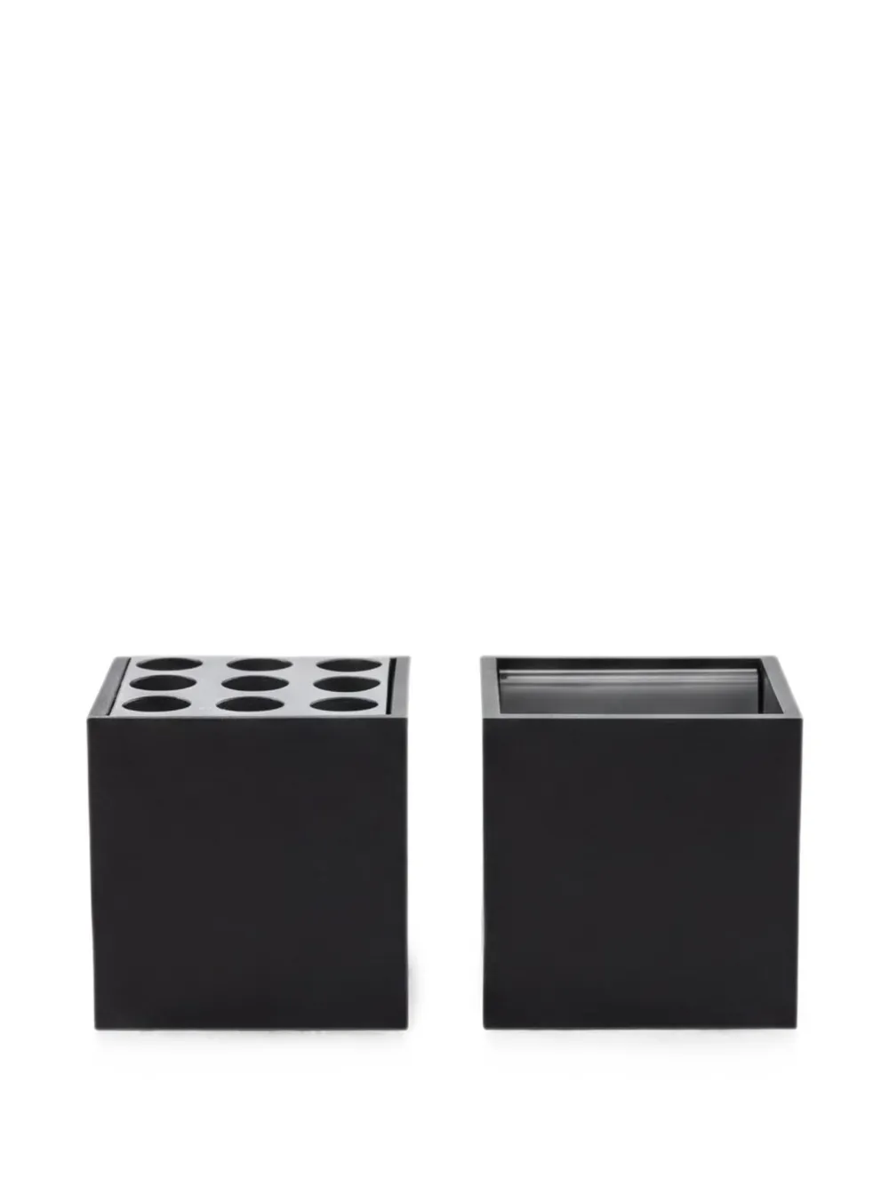 danese milano Maiorca aluminum pencil and paperclip holder - Schwarz