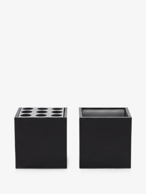 danese milano Maiorca aluminum pencil and paperclip holder