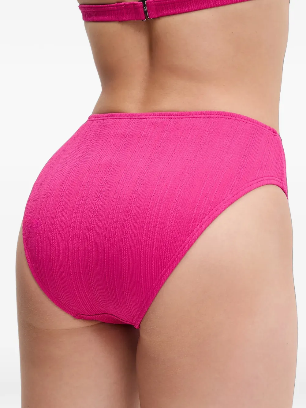 Michael Kors ribbed-knit bikini bottoms Roze