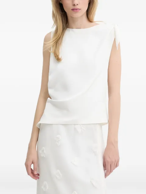 SAMSOE SAMSOE tie-shoulder top