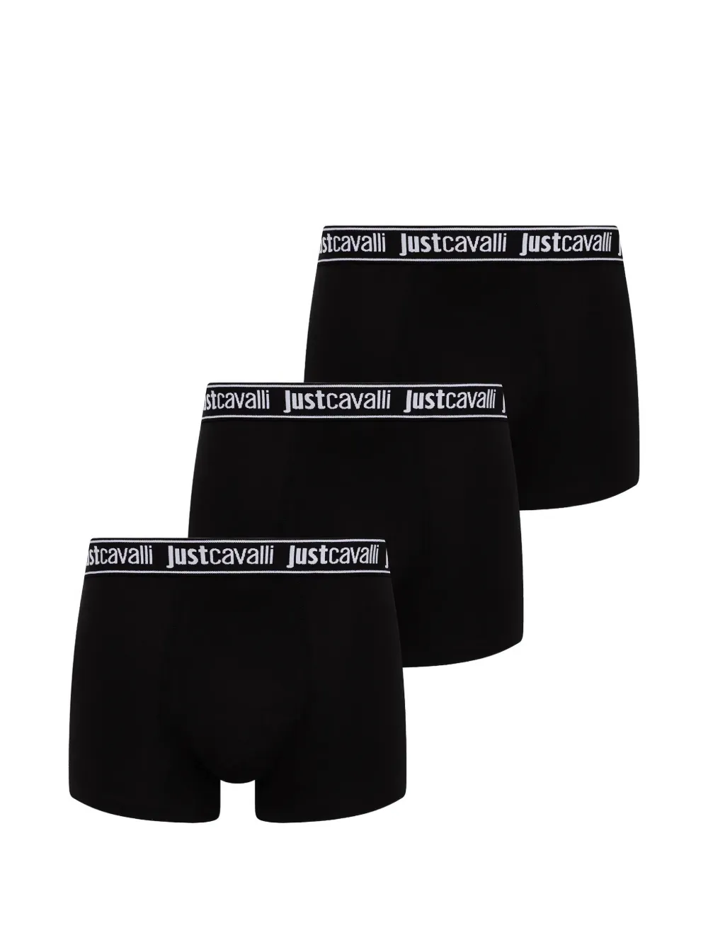 Just Cavalli logo-waistband boxer briefs (set of three) - Schwarz