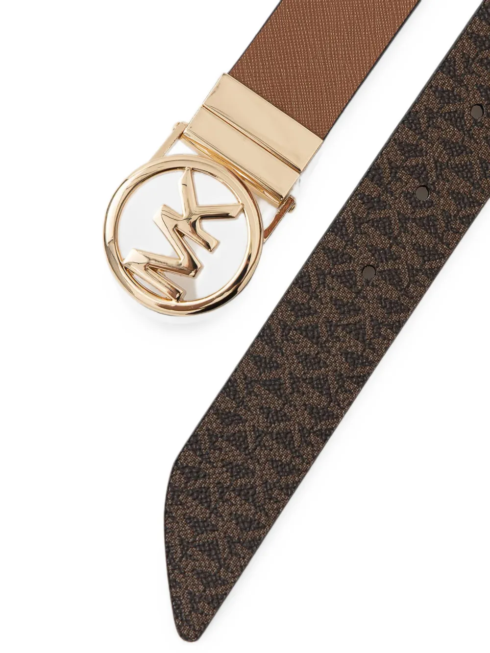 Michael Kors Omkeerbare riem met logo Beige