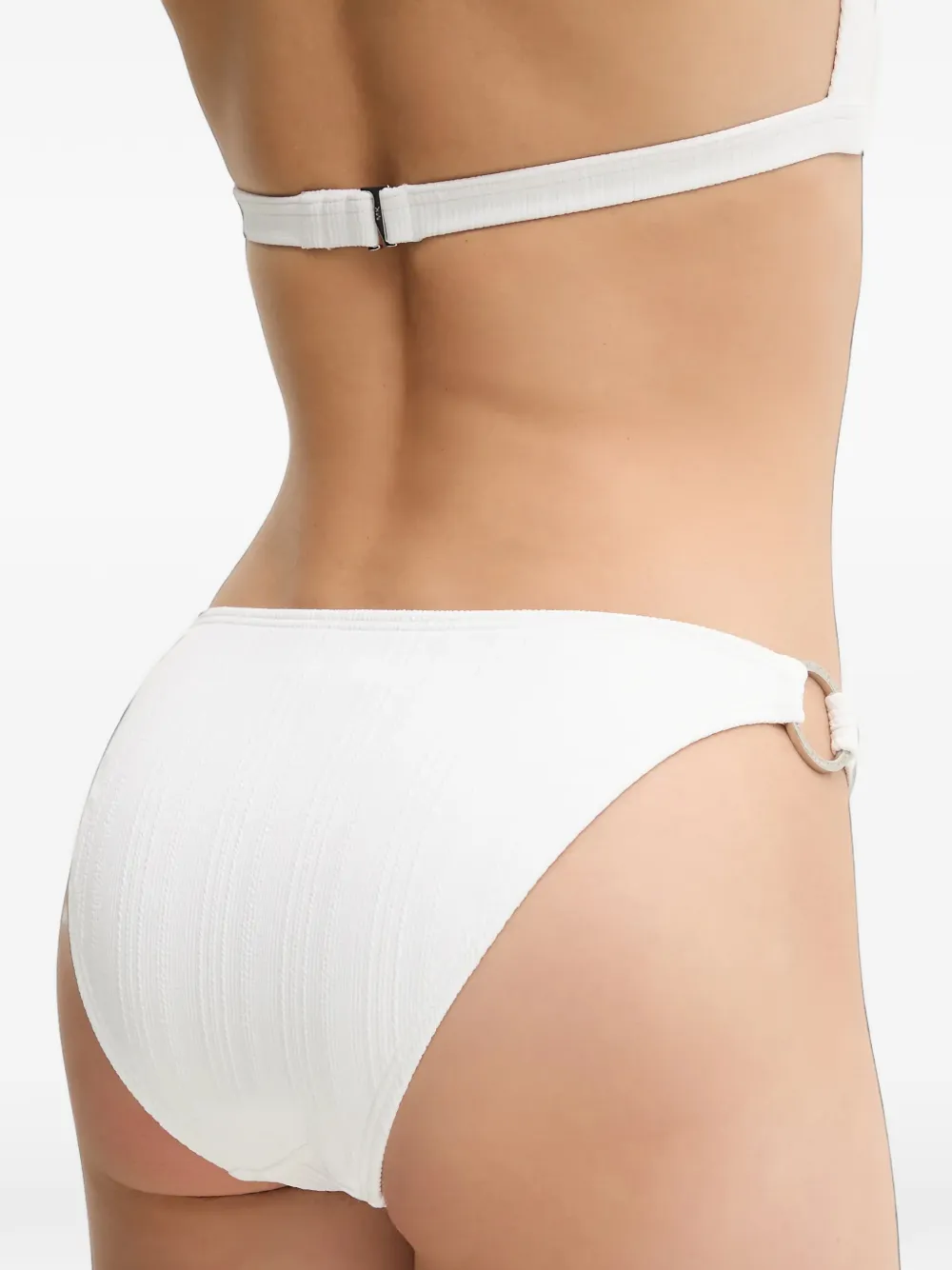 Michael Kors ring-detail halterneck bikini Wit