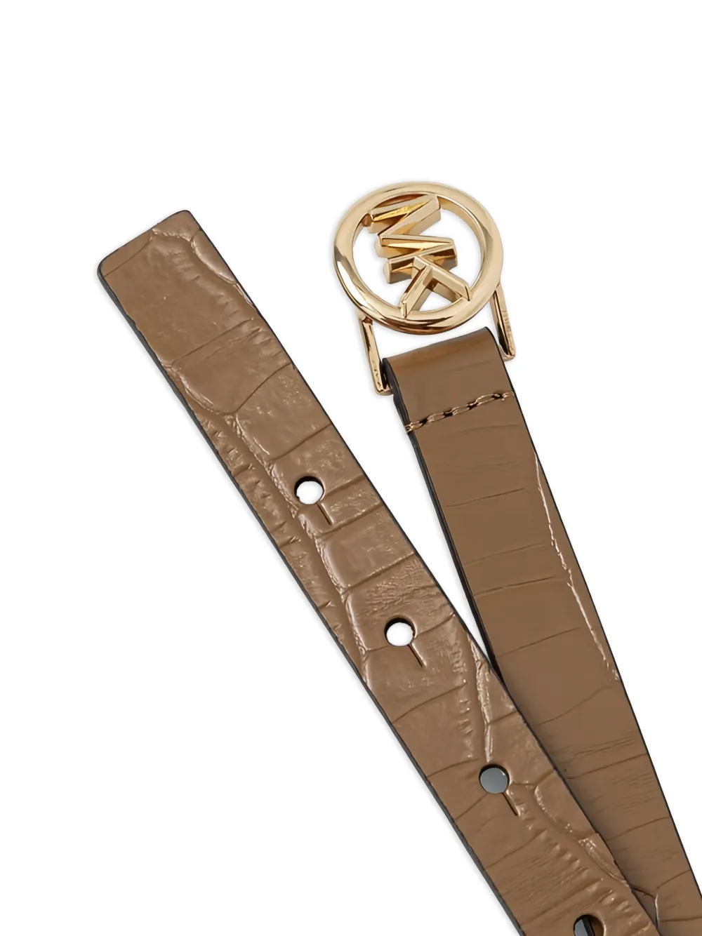Michael Kors Riem met logogesp Bruin