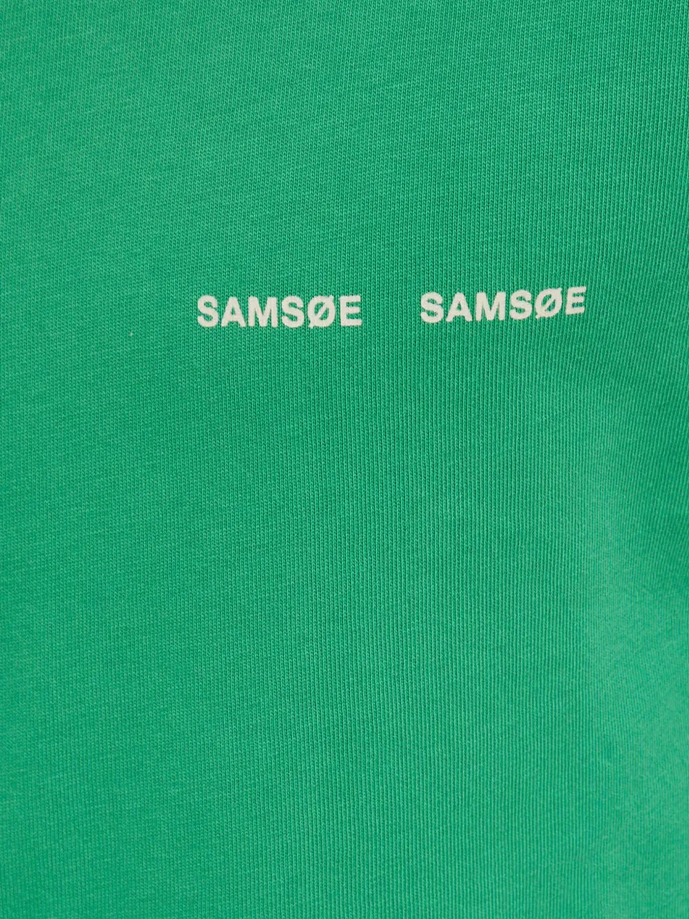 SAMSOE T-shirt met hoge hals Groen