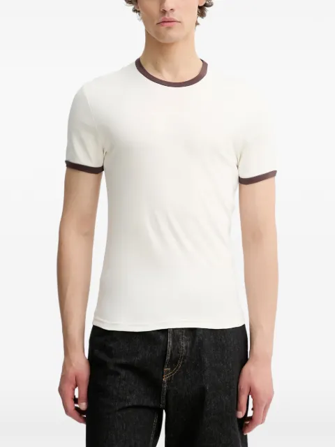 SAMSOE SAMSOE Satod contrast-trim T-shirt