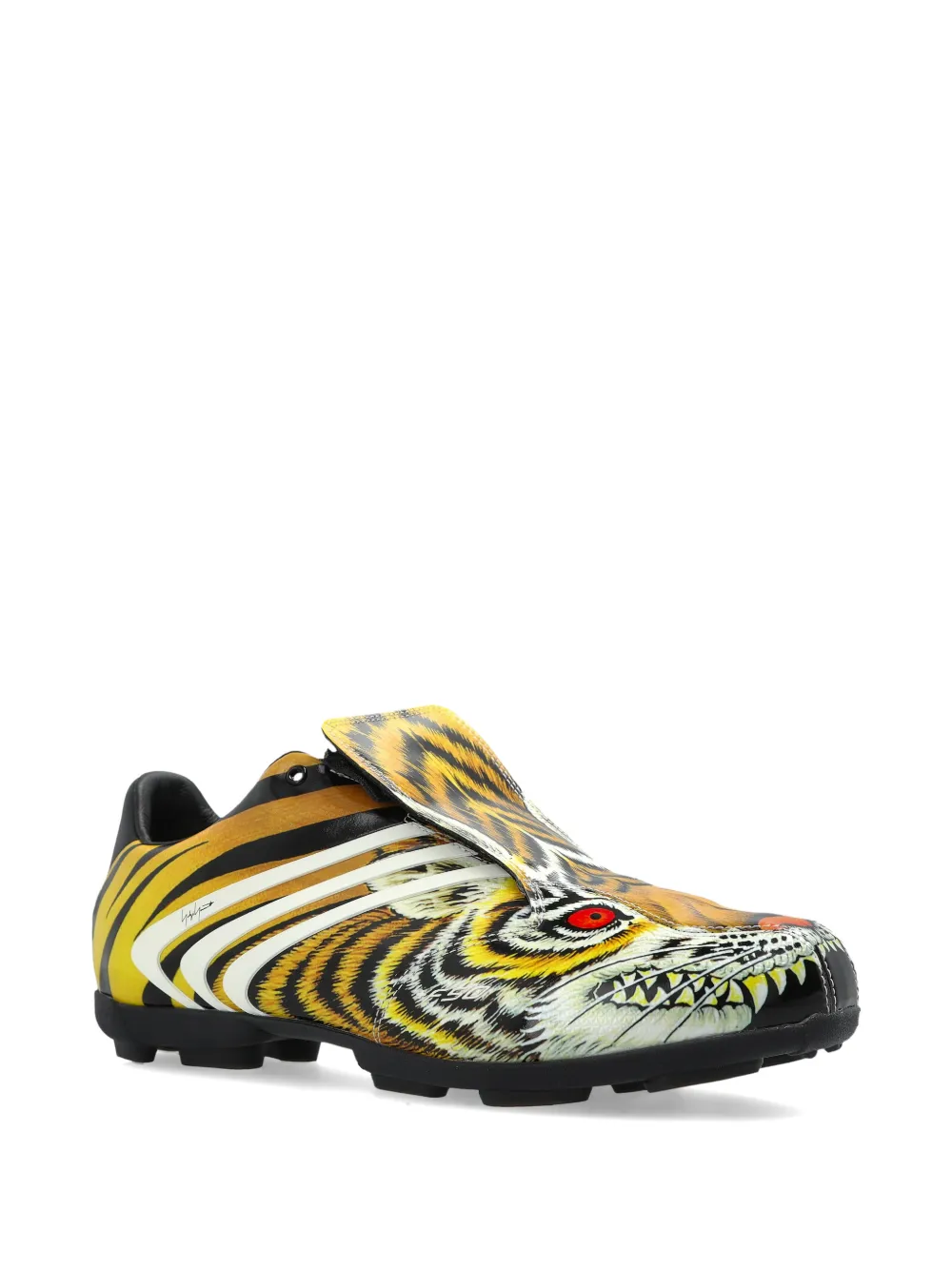 Y-3 tiger print sneakers Geel