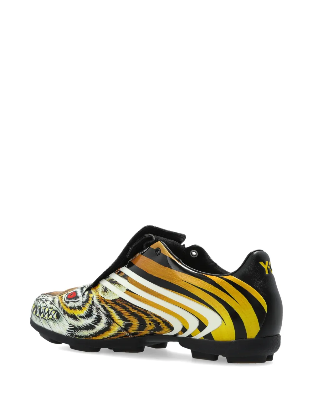 Y-3 tiger print sneakers Geel