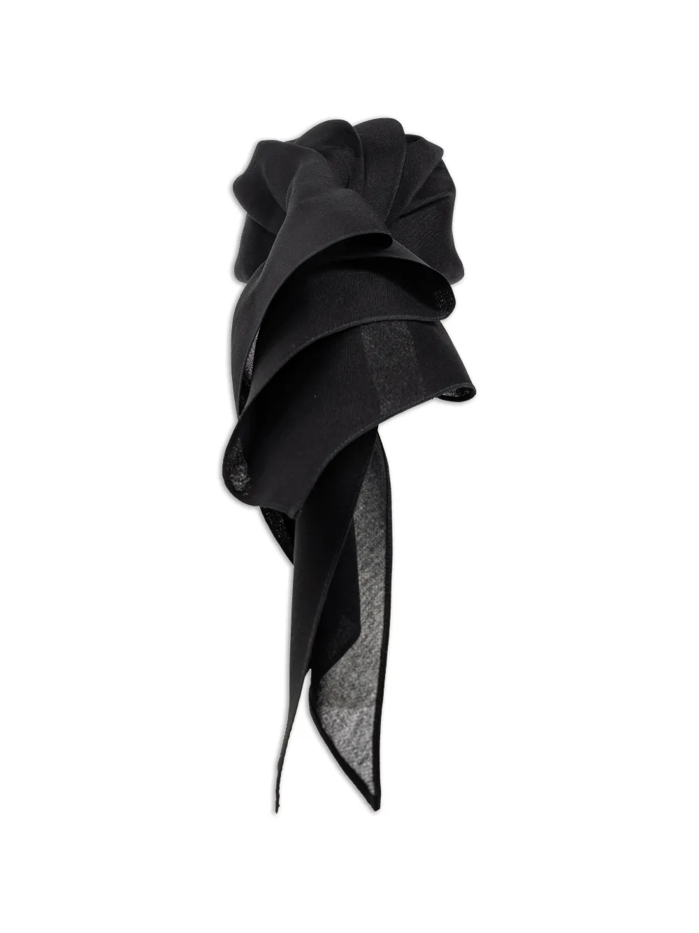 Balenciaga Pet met sjaaldetail Zwart