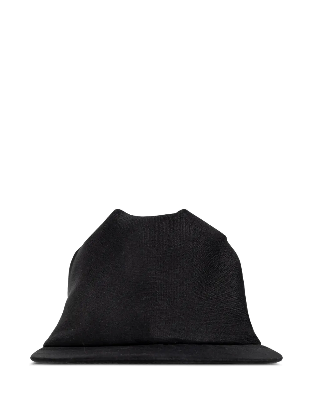 Balenciaga draped silk cap - Nero
