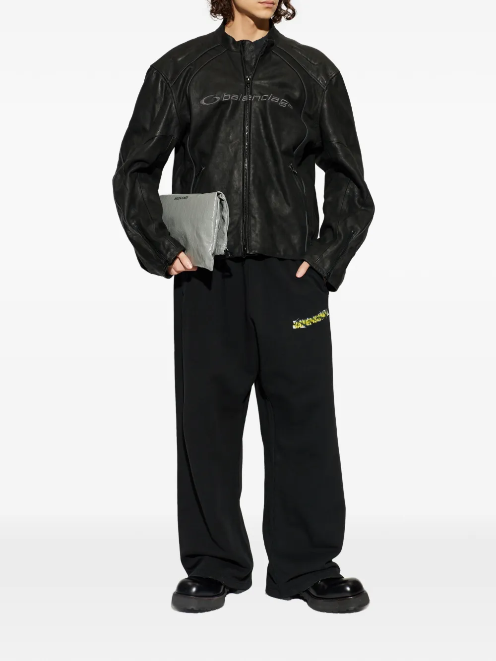 Balenciaga Trainingsbroek met logopatch Zwart