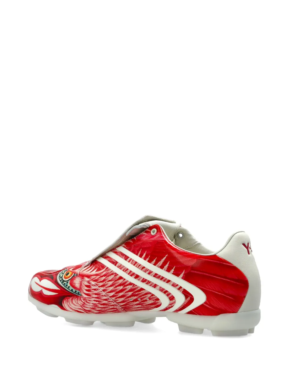 Y-3 graphic sneakers Rood