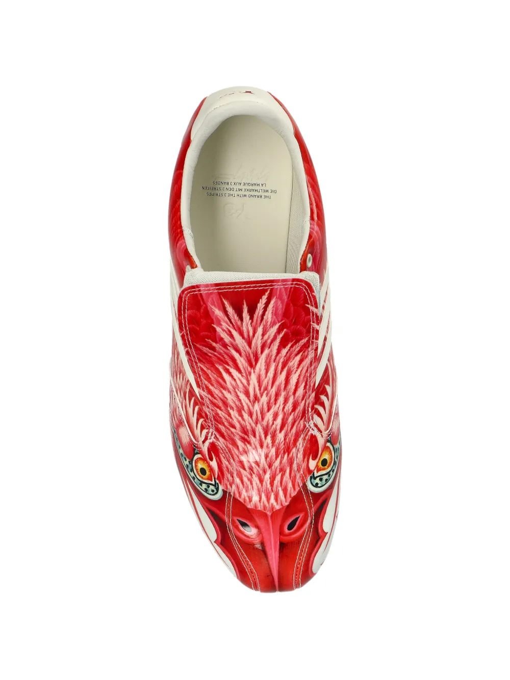 Y-3 graphic sneakers Rood