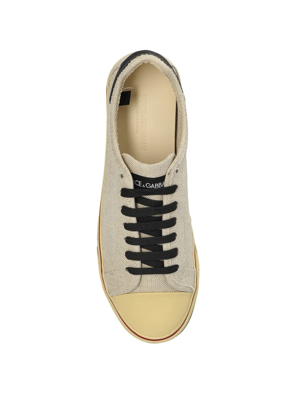 Dolce & Gabbana cotton sneakers Beige
