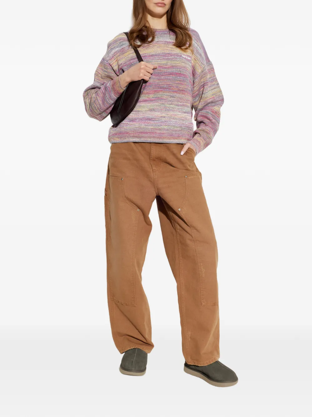 Carhartt Wip Brandon Double Knee Trousers - Brown 